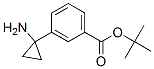 Benzoic acid, 3-(1-aminocyclopropyl)-, 1,1-dimethylethyl ester Structure,503417-35-4Structure