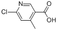 3-Pyridinecarboxylic acid, 6-chloro-4-methyl- Structure,503555-50-8Structure