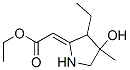 Acetic acid,(3-ethyl-4-hydroxy-4-methyl-2-pyrrolidinylidene)-,ethyl ester (9ci) Structure,503570-37-4Structure