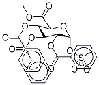 Alpha-d-glucopyranuronic acid methyl ester 2,3,4-tribenzoate 1-methanesulfonate Structure,503599-28-8Structure