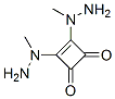 3,4-Bis(1-methylhydrazino)cyclobut-3-ene-1,2-dione Structure,50376-99-3Structure