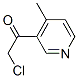 (9ci)-2-氯-1-(4-甲基-3-吡啶)-乙酮結(jié)構(gòu)式_503857-18-9結(jié)構(gòu)式