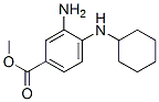 3-Amino-4-(cyclohexylamino) benzoic acid methyl ester Structure,503859-27-6Structure