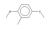 1-Methoxy-2-methyl-4-(methylthio)benzene Structure,50390-78-8Structure