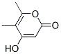 5,6-Dimethyl-4-hydroxy-?-pyrone Structure,50405-45-3Structure