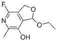 (9ci)-1-乙氧基-4-氟-1,3-二氫-6-甲基-呋喃并[3,4-c]吡啶-7-醇結(jié)構(gòu)式_50441-59-3結(jié)構(gòu)式