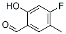 4-Fluoro-2-hydroxy-5-methyl-benzaldehyde Structure,504414-06-6Structure