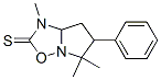 5,6,7,7A-tetrahydro-1,5,5-trimethyl-6-phenylpyrrolo[1,2-b][1,2,4]oxadiazole-2(1h)-thione Structure,50455-88-4Structure