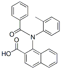 1-[N-benzoyl (2-methylphenyl)amino]naphthalene-2-carboxylic acid Structure,50495-84-6Structure