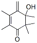 2,3,5,6,6-Pentamethyl-4-methylene-5-hydroxy-2-cyclohexene-1-one Structure,50506-57-5Structure