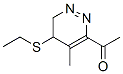 Ethanone,1-[5-(ethylthio)-5,6-dihydro-4-methyl-3-pyridazinyl ]-(9ci) Structure,505060-87-7Structure