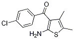 (2-Amino-4,5-dimethyl-3-thienyl)(4-chlorophenyl)methanone Structure,50508-66-2Structure