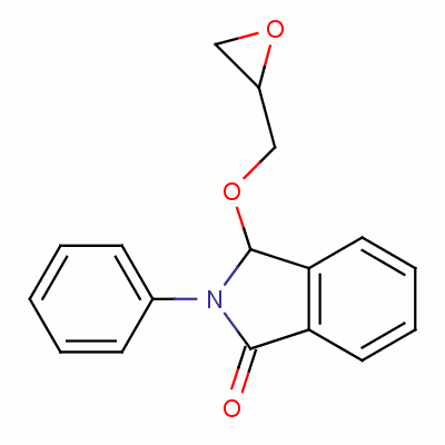 2,3-Dihydro-3-(oxiranylmethoxy)-2-phenyl-1h-isoindol-1-one Structure,50516-42-2Structure