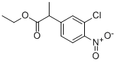 2-(3-Chloro-4-nitro-phenyl)-propionic acid ethyl ester Structure,50537-08-1Structure