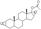 2a,3a,16a,17a-Diepoxy-17b-acetoxy-5a-androstane Structure,50588-22-2Structure