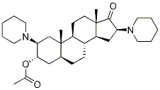 2β,16β-dipiperidino-5α-androstan-3α-ol-17-one 3-acetate Structure,50588-23-3Structure