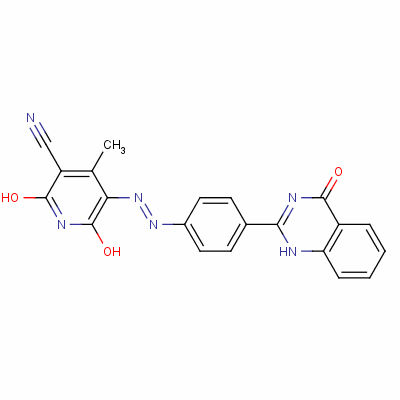 5-[[4-(3,4-Dihydro-4-oxo-2-quinazolinyl)phenyl ]azo]-2,6-dihydroxy-4-methylnicotinonitrile Structure,50603-25-3Structure