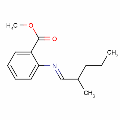 Methyl 2-methylpentylidene anthranilate Structure,50607-64-2Structure