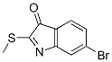 6-Bromo-2-(methylthio)-3h-indol-3-one Structure,50630-70-1Structure