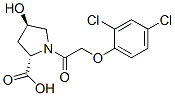 反式-1-[(2,4-二氯苯氧基)乙?；鵠-4-羥基-L-脯氨酸結(jié)構(gòu)式_50649-02-0結(jié)構(gòu)式