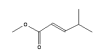 Methyl 4-methyl-2-pentenoate Structure,50652-78-3Structure