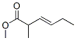 2-Methyl-3-hexenoic acid methyl ester Structure,50652-86-3Structure