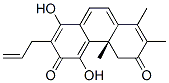 (S)-4,4a-二氫-5,8-二羥基-1,2,4a-三甲基-7-(2-丙烯基)-3,6-菲二酮結(jié)構(gòu)式_50657-18-6結(jié)構(gòu)式