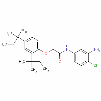 N-(3-amino-4-chlorophenyl)-2-(2,4-di-tert-pentylphenoxy)acetamide Structure,50671-00-6Structure