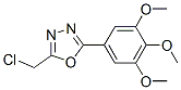 2-Chloromethyl-5-(3,4,5-trimethoxy-phenyl)-[1,3,4]oxadiazole Structure,50677-29-7Structure