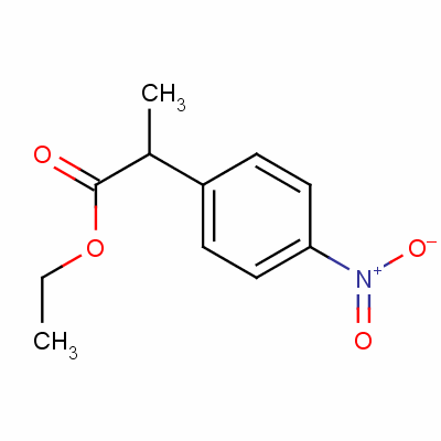 2-(4-硝基苯基)丙酸乙酯結(jié)構(gòu)式_50712-64-6結(jié)構(gòu)式