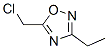 5-(Chloromethyl)-3-ethyl-1,2,4-oxadiazole Structure,50737-34-3Structure