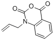 1-Allyl-1,4-dihydro-2h-3,1-benzoxazine-2,4-dione Structure,50784-07-1Structure