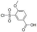 3-Chlorosulfonyl-4-methoxybenzoic acid Structure,50803-29-7Structure