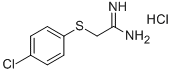 2-[(4-Chlorophenyl)thio]ethanimidamide hydrochloride Structure,50837-20-2Structure