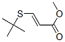 3-[(1,1-Dimethylethyl)thio]propenoic acid methyl ester Structure,50838-20-5Structure