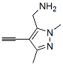 1H-pyrazole-5-methanamine,4-ethynyl-1,3-dimethyl-(9ci) Structure,50847-41-1Structure