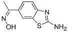 Ethanone,1-(2-amino-6-benzothiazolyl)-,oxime (9ci) Structure,50851-05-3Structure