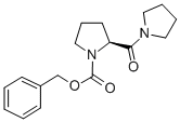 Benzyl (s)-(-)-2-(1-pyrrolidinylcarbonyl)-1-pyrrolidinecarboxylate Structure,50888-84-1Structure