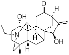 宋果靈（華北烏頭堿、一枝蒿庚素結(jié)構(gòu)式_509-24-0結(jié)構(gòu)式