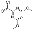 2-Pyrimidinecarbonyl chloride,4,6-dimethoxy-(9ci) Structure,509101-33-1Structure