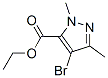 4-Bromo-1,3-dimethyl-1H-pyrazole-5-carboxylic acid ethyl ester Structure,50920-64-4Structure