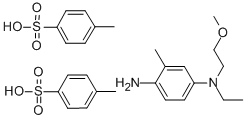 4-(N-Ethyl-N-2-methoxyethyl)-2-methylphenylenediamine di-p-toluenesulfonate Structure,50928-80-8Structure