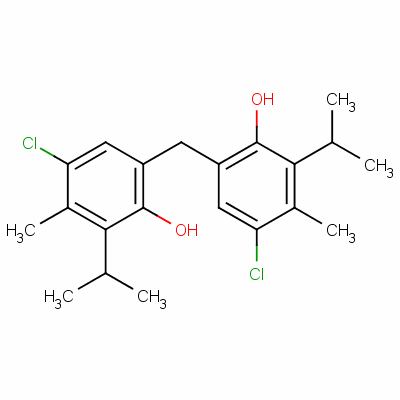 6,6’-Methylenebis(4-chloro-2-isopropyl-m-cresol) Structure,50992-45-5Structure