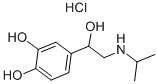 Isoprenaline hydrochloride Structure,51-30-9Structure