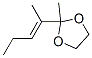 1,3-Dioxolane,2-methyl -2-(1-methyl -1-butenyl )-,(E)- (9CI) Structure,51006-94-1Structure