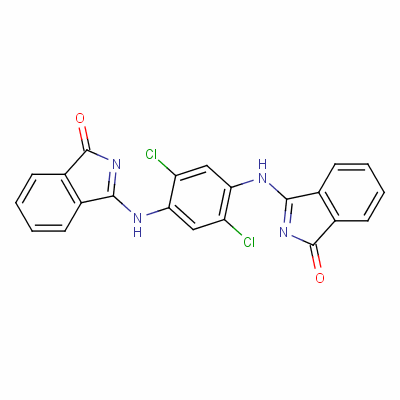 3,3’-[(2,5-Dichloro-1,4-phenylene)diimino]bis[1h-isoindol-1-one] Structure,51016-63-8Structure