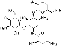 Arbekacin Structure,51025-85-5Structure