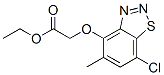 [(7-Chloro-5-methyl-1,2,3-benzothiadiazol-4-yl)oxy]acetic acid ethyl ester Structure,51026-55-2Structure