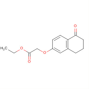 Ethyl 2-(5-oxo-5,6,7,8-tetrahydronaphthalen-2-yloxy)acetate Structure,51062-76-1Structure