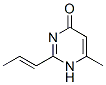 4(1H)-pyrimidinone,6-methyl-2-(1-propenyl)-(9ci) Structure,51072-78-7Structure